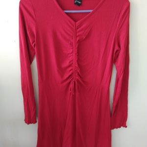 Red art class dress size 14-16 girls